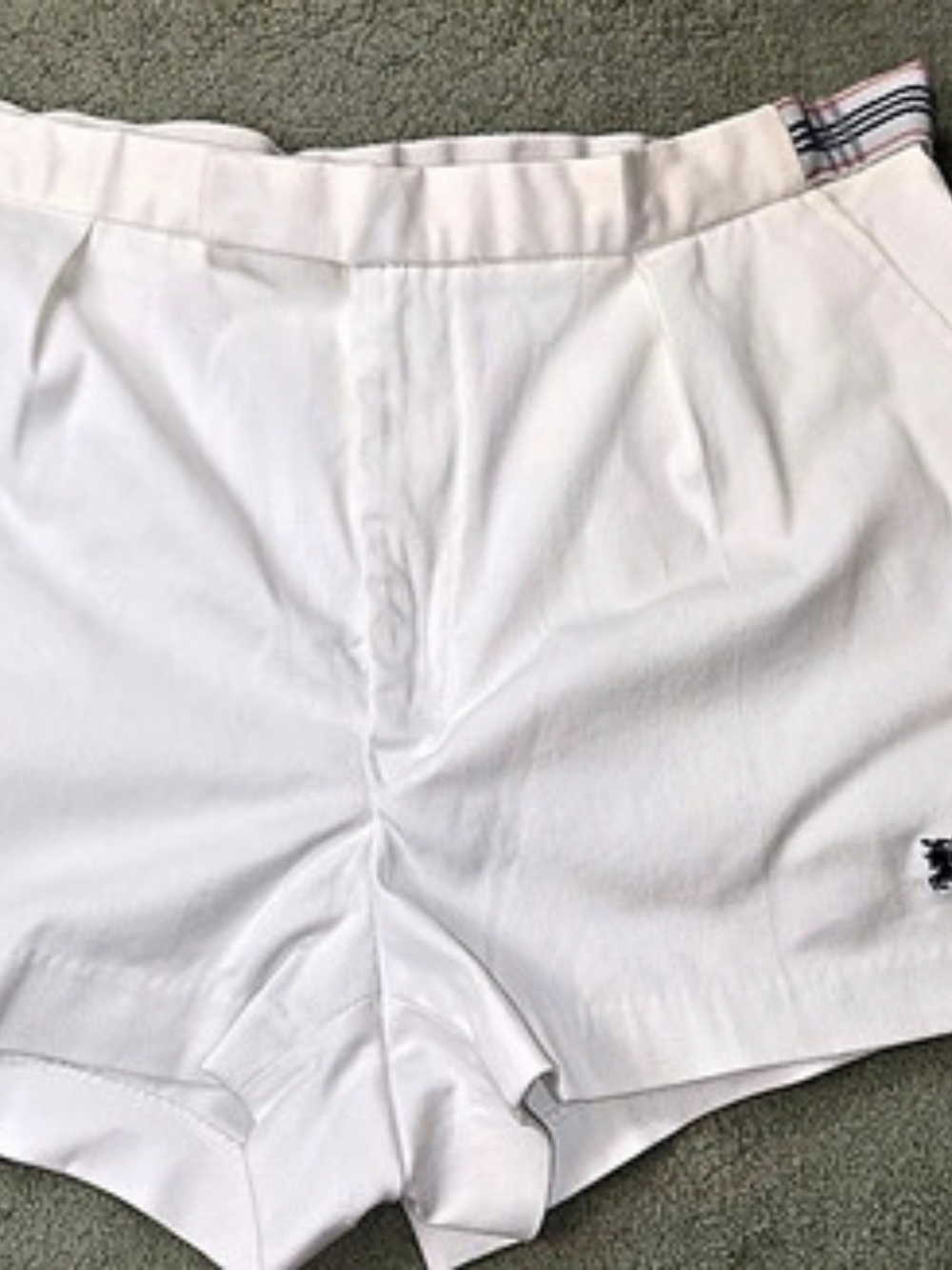 Burberry Athletic Shorts in White